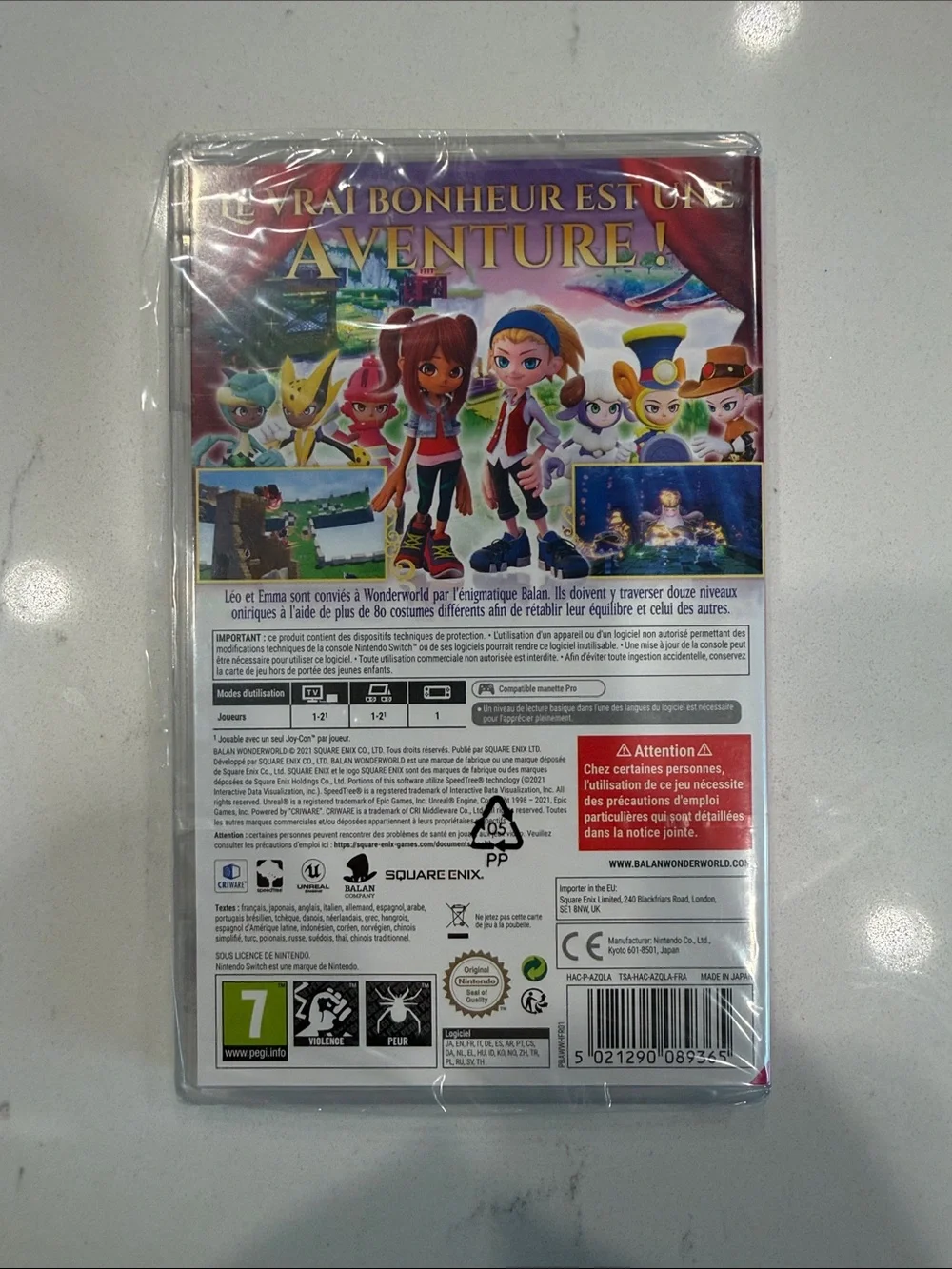 New Balan Wonderworld for Nintendo Switch - Red/White